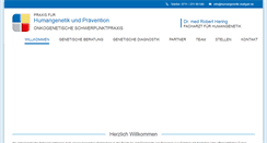 Desktop Screenshot of humangenetik-stuttgart.de
